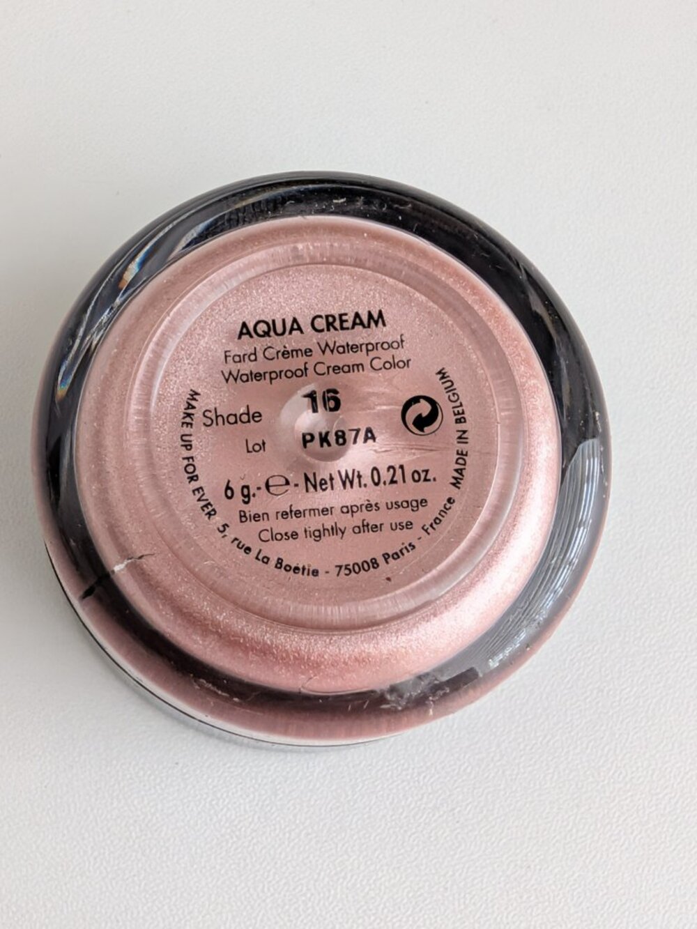 Make Up For Ever Aqua Cream Waterproof Cream Color #16 New Old Stock Retired